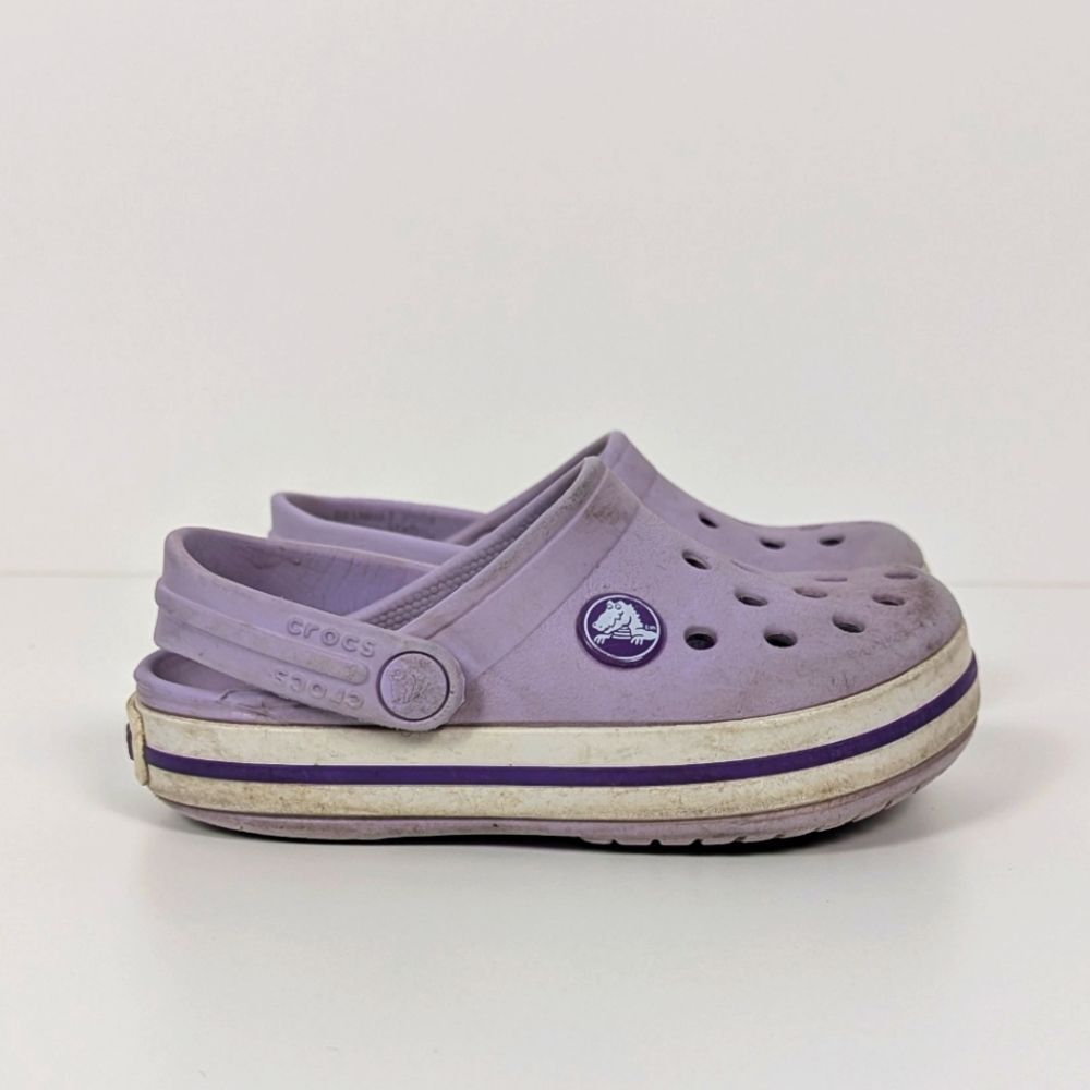 Crocs Purple Clogs Toddler Girl 8